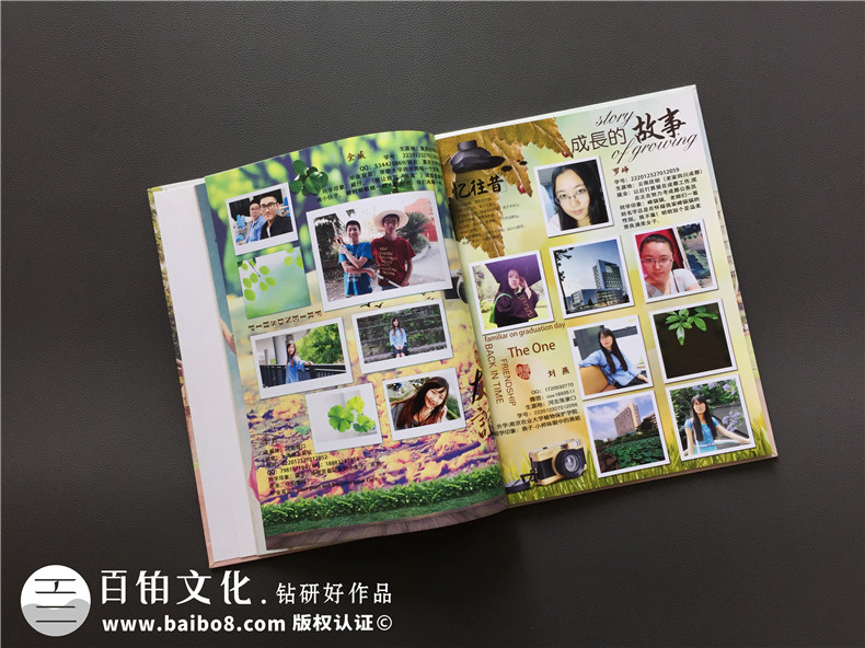 大學畢業(yè)校園紀念冊-記錄大學四年成長的同學錄相冊設(shè)計-留念影集