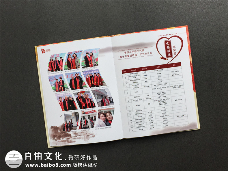同學(xué)聚會(huì)照片書紀(jì)念相冊內(nèi)容設(shè)計(jì)-廣元香溪小學(xué)40年同學(xué)會(huì)影集策劃