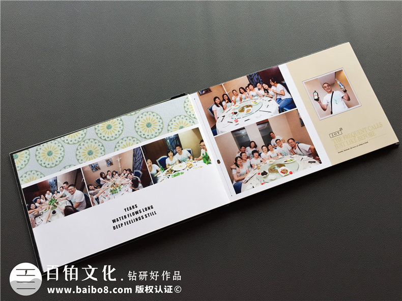 畢業(yè)十周年同學聚會紀念冊做成水晶相冊好看么?歐美風格同學錄案例