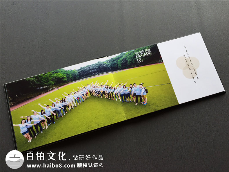 畢業(yè)十周年同學聚會紀念冊做成水晶相冊好看么?歐美風格同學錄案例