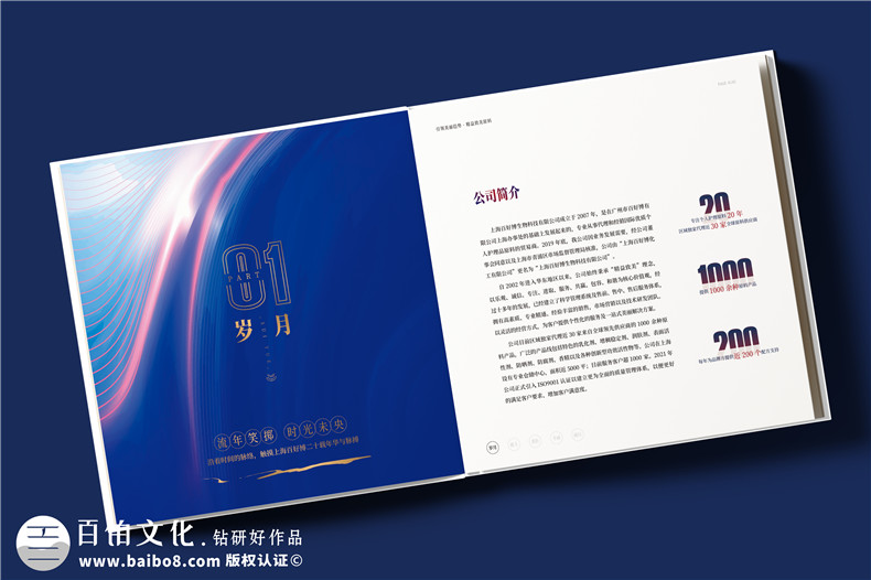 生物科技公司20周年紀(jì)念冊(cè)--解碼生命,共筑未來?