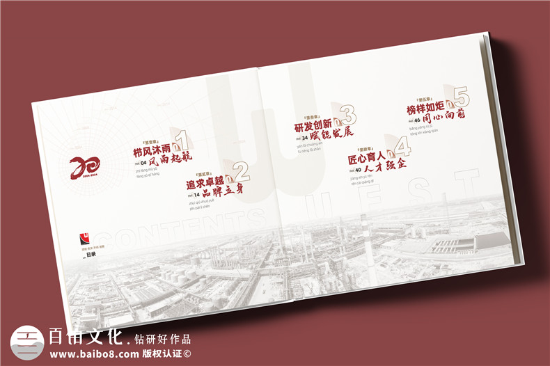 化工企業(yè)20周年紀(jì)念冊(cè)設(shè)計(jì)定制--鐫刻輝煌,展望未來?