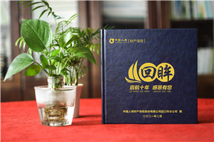 保險公司領導調離影集設計-總經(jīng)理十年工作總結回憶錄紀念冊