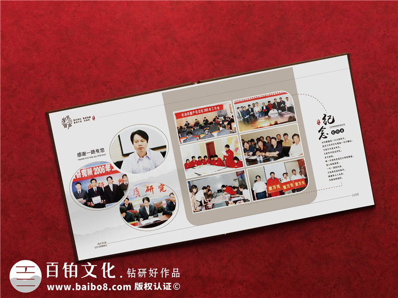 單位退休相冊制作-給離職領導的工作影集設計