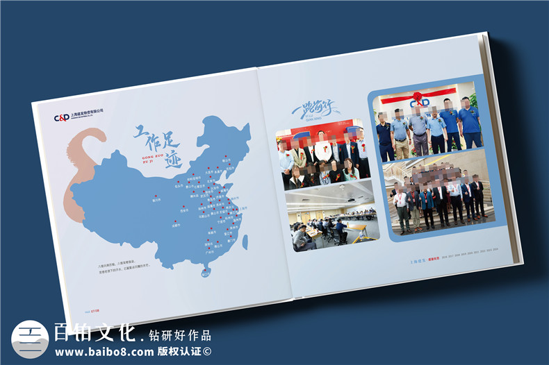 物流公司領(lǐng)導(dǎo)離任紀(jì)念冊-單位送員工的工作回顧相冊