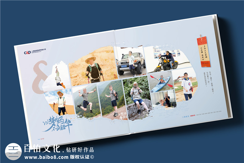 物流公司領(lǐng)導(dǎo)離任紀(jì)念冊-單位送員工的工作回顧相冊
